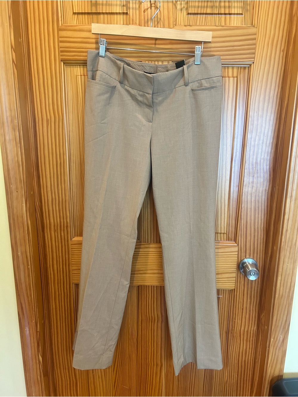 The Limited Khaki Straight-Leg Dress Pants - Light Brown
